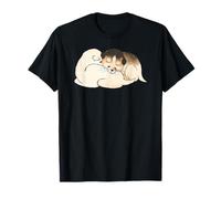 Cani coccolosi Design Carino Coppia di Cani Maglietta
