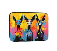 Cani colorati differenti che stampano l'accessorio essenziale della cassa del computer portatile da 10 pollici per il pendolarismo e l'uso dell'ufficio
