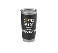Cani da caffè e traptiro | Skeet Trap Clay Shooting Bicchiere termico in acciaio inox doppia parete