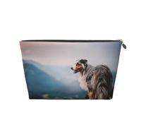 Cani da compagnia australiani delle montagne del pastore australiano, Borsa da toilette Borsa per trucco Borsa per cosmetici Borsa da toilette da viaggio portatile
