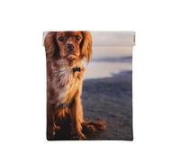 Cani da compagnia Cavalier King Charles Spaniel Coast, Spremere il portafoglio superiore da donna Borsa portaoggetti Piccola portamonete Portamonete