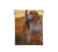 Cani da prato Beagle in una passeggiata Cani da compagnia al tramonto, Spremere il portafoglio superiore da donna Borsa portaoggetti Piccola portamonete Portamonete