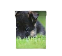 Cani di Bokeh del prato inglese degli animali domestici del cucciolo di pastore tedesco, Spremere il portafoglio superiore da donna Borsa portaoggetti Piccola portamonete Portamonete