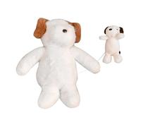 Cani di peluche, animale di peluche cucciolo | Cane imbottito che tiene peluche bambola per animali da cucciolo | Figlia che rilassano cuscino abbraccio da compagnia per la sala da studio, camera da l