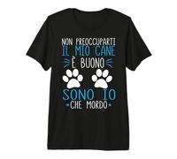 Cani Divertente Il Mio Cane È Buono Padrona di Cane Maglietta Premium