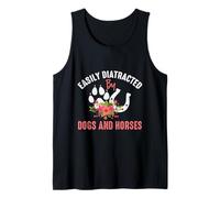 Cani E Cavalli Equitazione Cavallo Ragazza Canotta