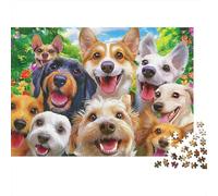Cani Felici Puzzle 1000 Pezzi Gioco per Famiglia 70x50cm/1000pcs