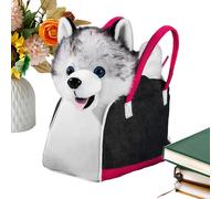 Cani giocattolo per bambini, cucciolo robotico realistico da 16 cm, morbido peluche interattivo con guinzaglio, cucciolo elettronico che cante, borsa per il trasporto portatile, regalo per le ragazze