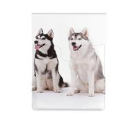 Cani Husky stampati, Custodia per laptop in pelle PU, borsa per notebook, custodia per laptop, custodia per tablet