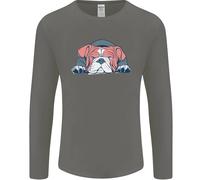 Cani Inglese Bulldog Uomo Maniche