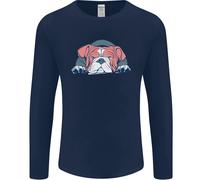 Cani Inglese Bulldog Uomo Maniche