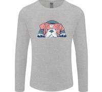 Cani Inglese Bulldog Uomo Maniche