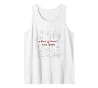 Cani Libri Doodle Disegno Carino Leggere Libro Amante Abruzzenhund Canotta