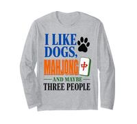 Cani Mahjong e i Miei Umani Preferiti Maglia a Manica