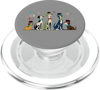 Cani moderni della metà del secolo retrò stile anni '50 e '60 PopSockets PopGrip per MagSafe