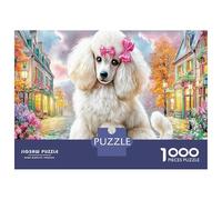 Cani ospiti città Enigma Per Il Relax Mentale 1000 Pezzi Cane VIP con arco per Pause in Ufficio, Il Puzzle Più Venduto Per Alleviare Lo Stress 70x50cm/1000pcs