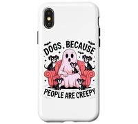 Cani perché le persone sono fantasmi inquietanti Custodia per iPhone X/XS