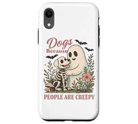 Cani perché le persone sono inquietanti citazione Custodia per iPhone XR