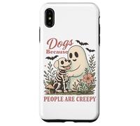 Cani perché le persone sono inquietanti citazione Custodia per iPhone XS Max