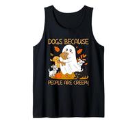 Cani perché Le Persone Sono Inquietanti Fantasma Cane Mamma Canotta