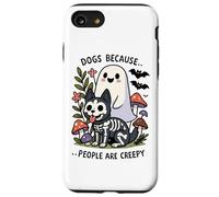 Cani perché le persone sono inquietanti Halloween Custodia per iPhone SE (2020) / 7/8