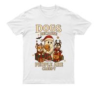 Cani Perché Le Persone Sono T-Shirt Unisex Regalo Retro Divertente Natura...