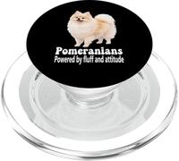 Cani Pomeranian Powered by Fluff and Attitude Design PopSockets PopGrip per MagSafe
