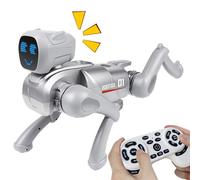 Cani Robotici Per Bambini | Controllo Remoto E Da App Per Figure,Giocattoli Cane Robot Con Faccia LED E Acrobazie | Per Bambini Aula Scuola Materna Viaggio Giardino Cortile Vacanza Natale