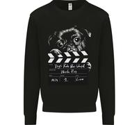 Cani Rule The World Film Nero Carlino Divertente Bambini Felpa Maglione