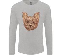 Cani Sorridente Yorkshire Terrier Uomo Maniche