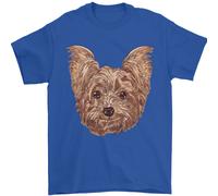 Cani Sorridente Yorkshire Terrier Uomo T-Shirt 100% Cotone