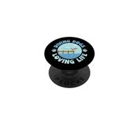 Cani subacquei Amare la vita Dock Diving PopSockets PopGrip Adesivo