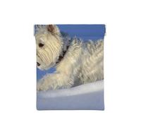 Cani Westie Winter West Highland White Terrier, Spremere il portafoglio superiore da donna Borsa portaoggetti Piccola portamonete Portamonete