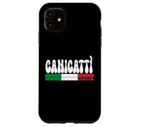 CANICATTÌ City Italia Vintage Bandiera Italia per gli amanti dei viaggi Custodia per iPhone 11
