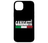 CANICATTÌ City Italia Vintage Bandiera Italia per gli amanti dei viaggi Custodia per iPhone 14 Plus