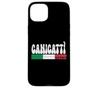 CANICATTÌ City Italia Vintage Bandiera Italia per gli amanti dei viaggi Custodia per iPhone 15 Plus