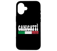 CANICATTÌ City Italia Vintage Bandiera Italia per gli amanti dei viaggi Custodia per iPhone 16