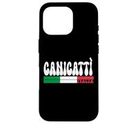 CANICATTÌ City Italia Vintage Bandiera Italia per gli amanti dei viaggi Custodia per iPhone 16 Pro