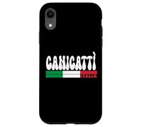 CANICATTÌ City Italia Vintage Bandiera Italia per gli amanti dei viaggi Custodia per iPhone XR