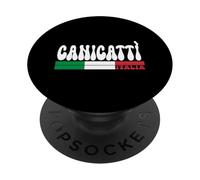 CANICATTÌ City Italia Vintage Bandiera Italia per gli amanti dei viaggi PopSockets PopGrip Adesivo