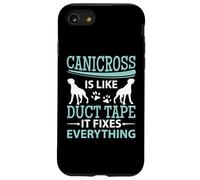 Canicross è come un nastro adesivo che fissa tutto il cane che corre Custodia per iPhone SE (2020) / 7 / 8
