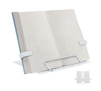 Canigegui Supporto per Libri - Supporto pieghevole per laptop e desktop - da Lettura Regolabile per Scrivania - Portatile per Studio Ufficio Aula Biblioteca Salotto Cucina Caffetteria