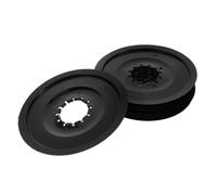 CANIGHT 10 Pezzi Protezione per Pignone da Bicicletta Nera in Plastica, Copertura per Ruota Dentata e Catena, per Ruota Libera Posteriore, Bici da Strada, Attività All'aperto e Viaggio
