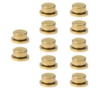 CANIGHT 10pezzi Accessorio per Unghie in Rame Oro, Cuscinetto Rotante ad Alta Velocità per Nail Diy, Sicuro la Pelle e Monouso, Decorazione Unghie Elegante e Versatile