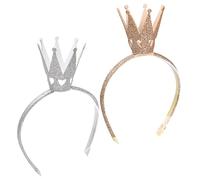 CANIGHT 2 Pezzi Fascia Accessori Lucidi Per Bambine Per Compleanni Carnevale Natale