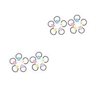 CANIGHT 20 Pz elastici per per ricci hairdo barrette mollette per bambini cravatte a coda di cavallo elastici scrunchies fasce per luminose argilla polimerica
