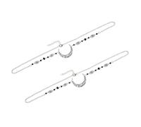 CANIGHT 2Pcs Catena Della Testa Della Fasce Per Fascia Fasce Per Le Ragazze Fasce Di Moda Strass Per Catena Per La Testa Di Strass Squisita Catena Per