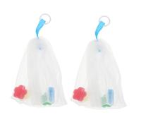 CANIGHT 2pezzi Rete Per Viso Sacchetti Per Sapone Foaming Per Saponi Artigianali e Cosmetici Rete Per Pulizia Faciale Comoda e Riutilizzabile