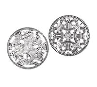 CANIGHT 2pezzi Spille Vintage in Lega Argento per Decorazione Abbigliamento, Accessori Retro Leggeri e Resistenti per Fiere e Turismo Commemorativo