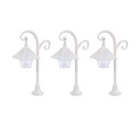 CANIGHT 3 Pezzi Lampada da Libreria Wireless Bianco in Abs a Forma di Lanterna per Diorama Installazione Facile e Decorazione Elegante